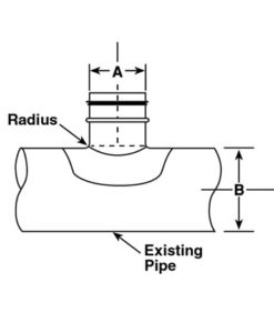 90 Saddle Tap LineArt