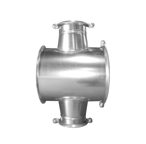 90-Degree Conical Cross E-Z Flange Ductwork HVAC