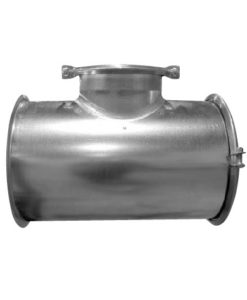 Ductwork 90 tee e-z flange