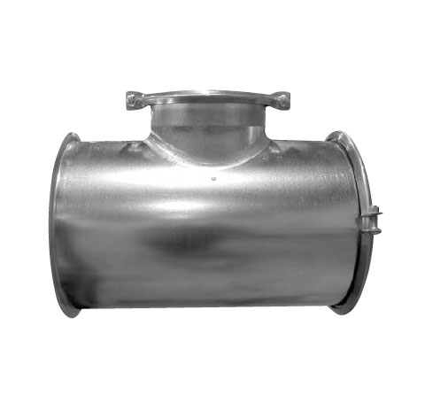 Ductwork 90 tee e-z flange