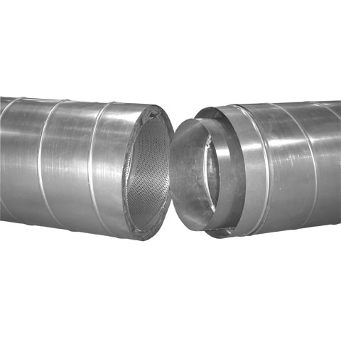 Double Wall Standard Spiral Pipe Connector Sheet Metal Connectors