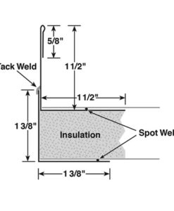 EZ Flange Double Wall diagram