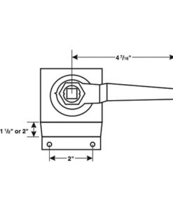 Elevated Damper Regulator Drawing