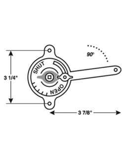 Heavy gauge zinc plated steel regulators