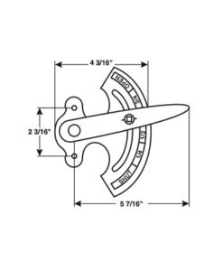 quadrant regulators half inch drawing