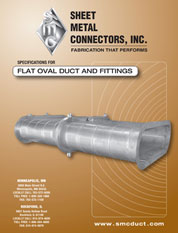 flat oval duct and fittings cover